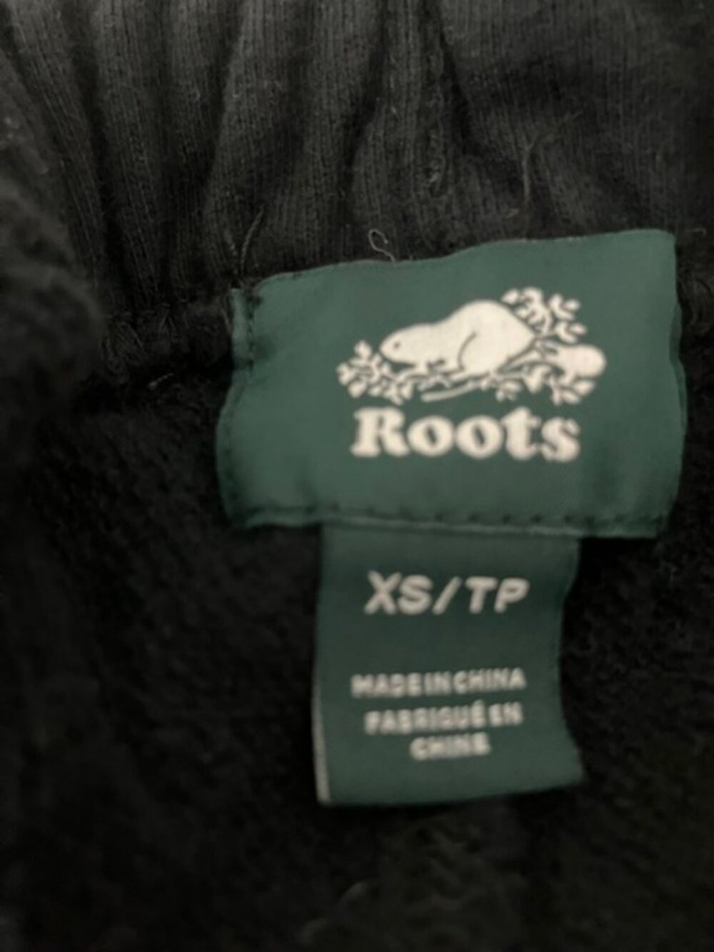 Roots Black Organic Original Sweatshort - Picture 4 of 4